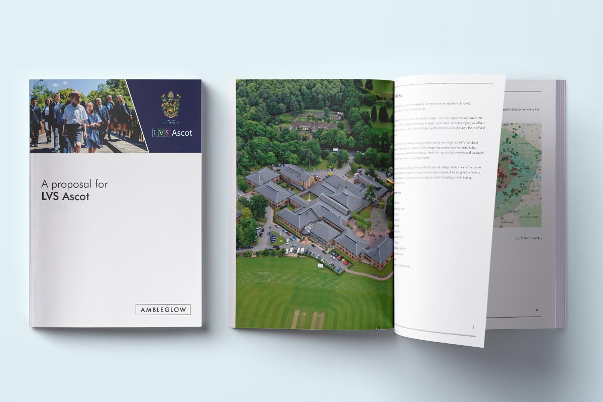 Print Design for Schools lvs ascot print marketing strategy
