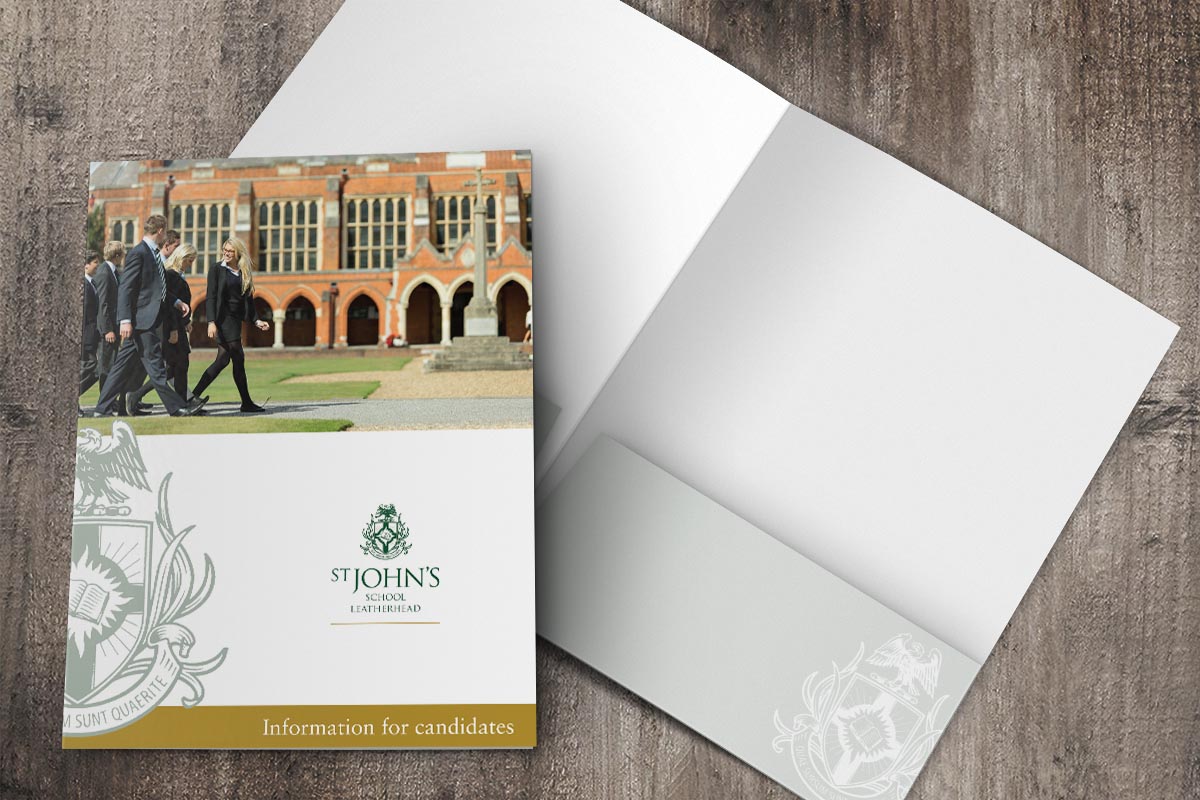 St John’s School Print Design St John's School Information Pack