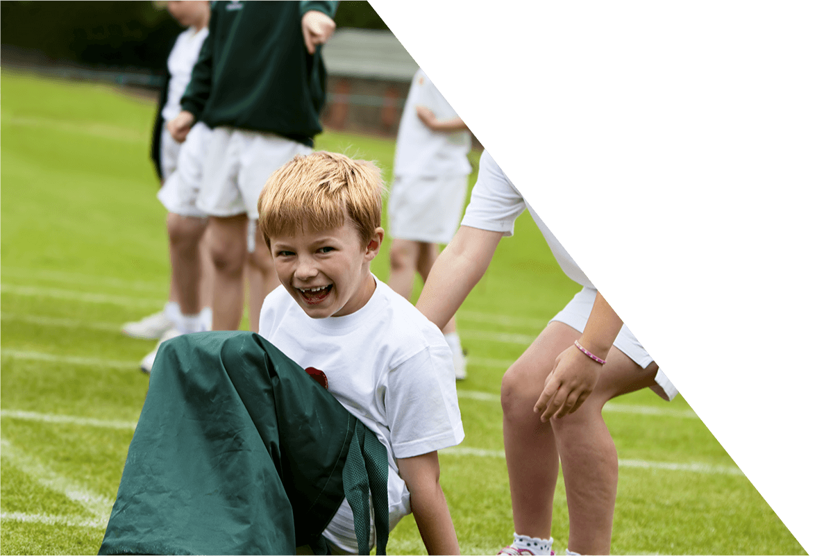child on sports day