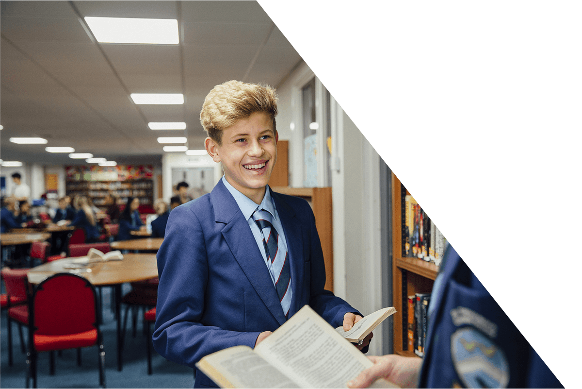 boy student smiling